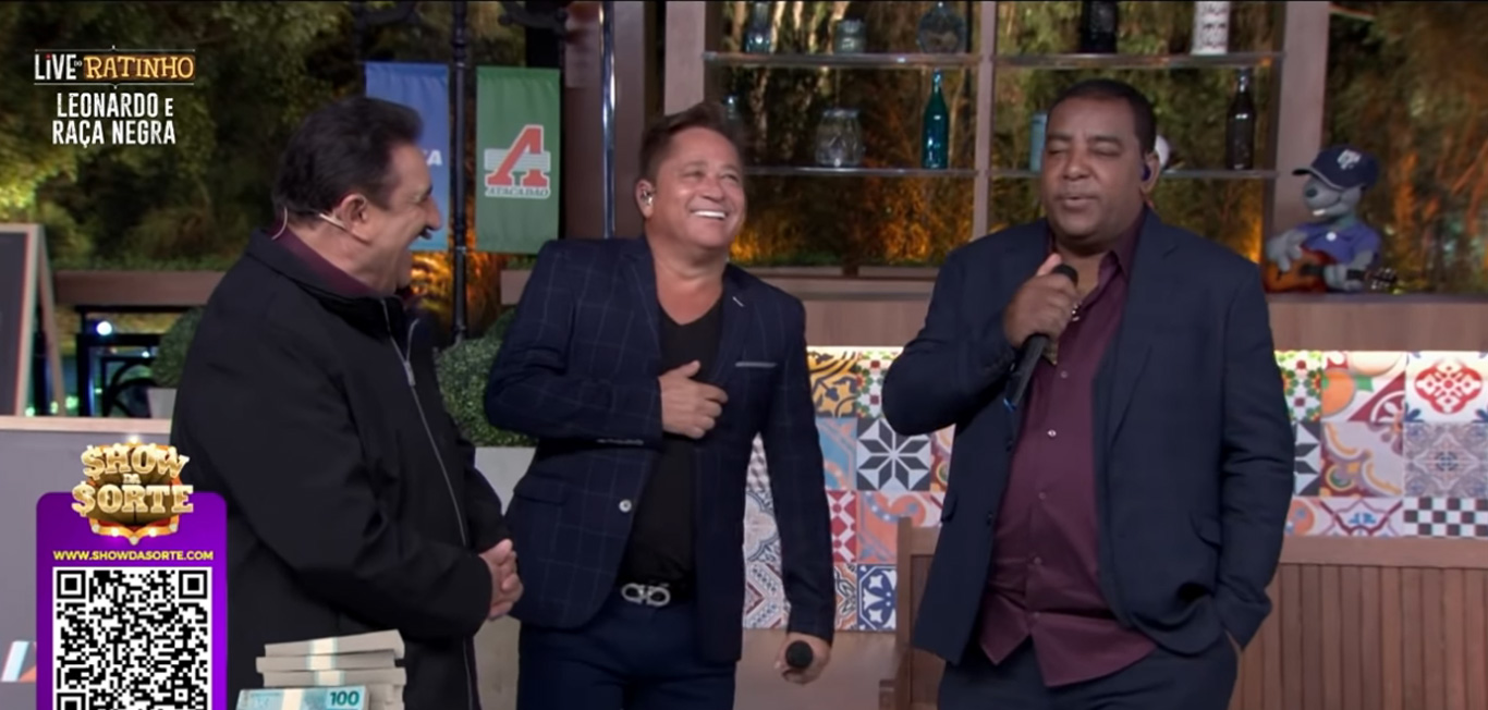 Live do Ratinho com Leonardo e Raça Negra